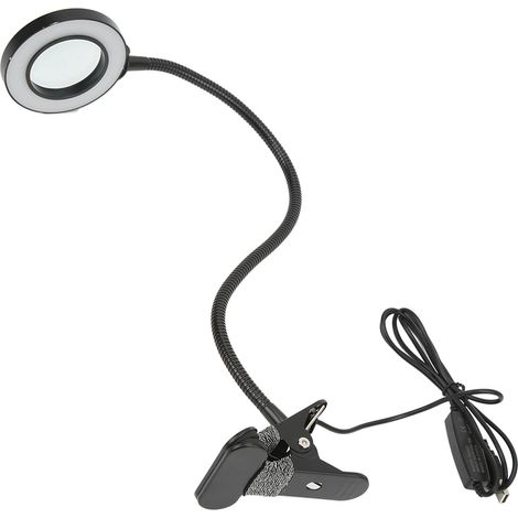 Lampe Loupe LED avec Grossissement 3X, Bras Flexible et Alimentation USB pour Bricolage et Loisirs Créatifs (1/5)