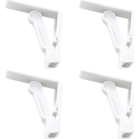 Pinces à nappe blanches Healeved, ressort et coupe-vent, lot de (1/5)
