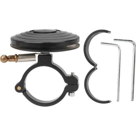 Adaptateur Center Lock 6 Boulons pour Disque de Frein à Bicyclette VTT (Noir Doré) (1/5)