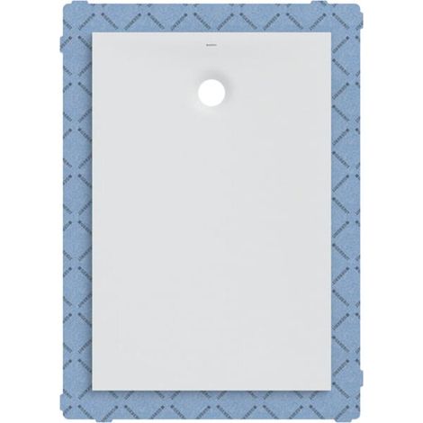 Geberit plato de ducha rectangular Olona 80x120 cm, altura 4 cm, (1/3)
