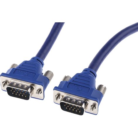 Câble VGA VGA vers VGA Mâle VGA Mâle VGA 10m Bleu ( Prix pour 1 )