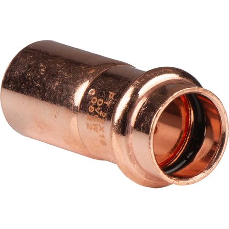 Kupfer Pressfitting Reduzierstück 22 x 18 mm V+M-Kontur DVGW