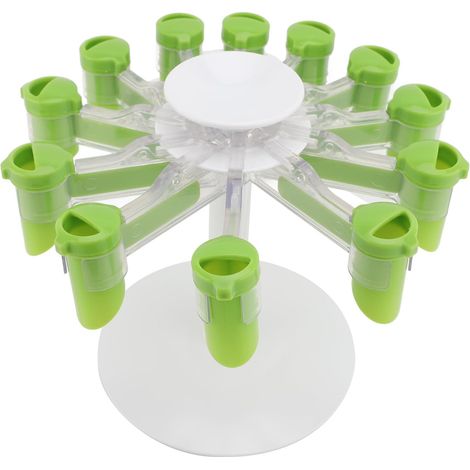 Kruidzak-Aufbewahrungsregal, praktischer drehbarer Kräuter-Organizer für ABS-StandRight-PP-Material für Feinschmecker (1/5)