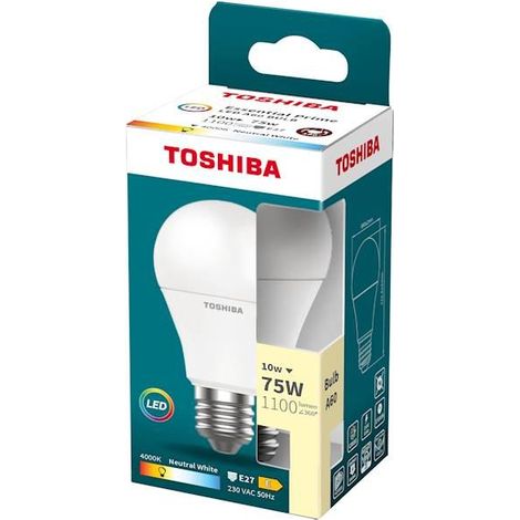 LED TOSHIBA ESSENTIAL - A60 E27 10W 4000K