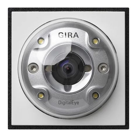 Gira Telecamera a colori Postazione esterna Gira TX44 (WG UP) Bianco puro [126566], 1265 66