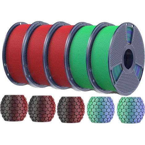 Filamento per stampante 3D, finitura liscia opaca, ampia compatibilità, 3BKRD 2GNPP (1/2)