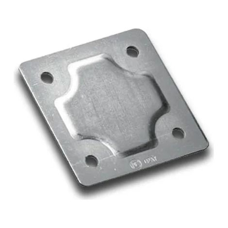 fadini plaque galvanisée à souder 150x150 pour étrier arrière 8311l (1/3)