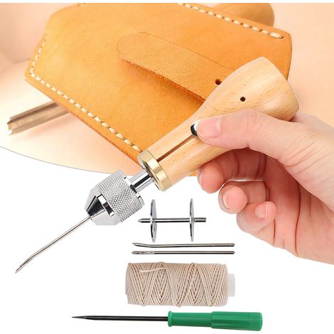 Poinçon à Coudre pour Cuir avec Manche Ergonomique Antidérapant (1/5)