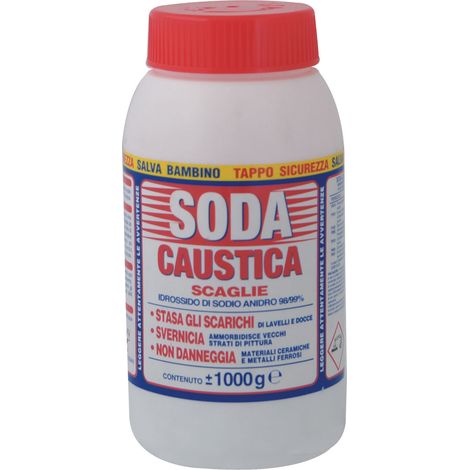 SODA CAUSTICA A SCAGLIE kg. 1 12.00 pz