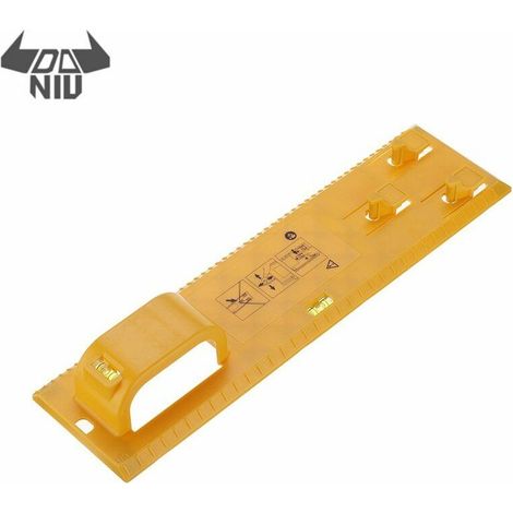 DANIU 1PCS Multifunction Level Ruler 34.9x9x4.9CM Bubble Level Measuring Tool Photo Frame Hanger ABS Plastic DIY Hand Tool (1/2)