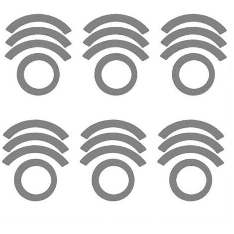 Autocollants en nylon pour le module accessoire OMNI X1/T10 de l'aspirateur robot OMNI (1/5)