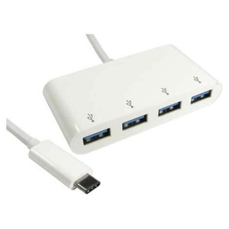 Hub USB RS PRO, USB 3.1 4 ports, USB C ( Prix pour 1 )