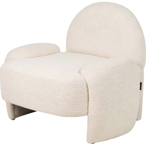 Fauteuil Zenith Boucle Biege 89X80X74 Cm