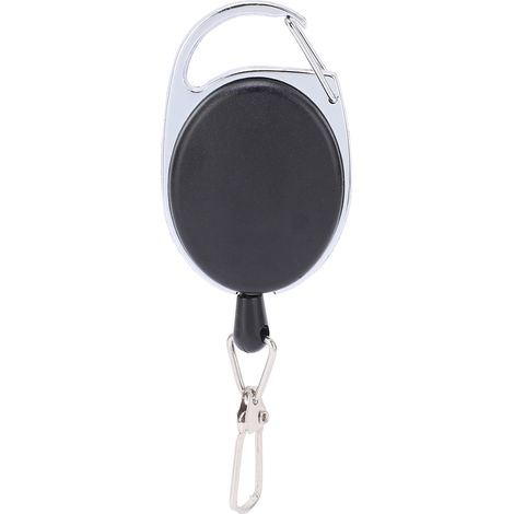 Porte-outils rétractable pour pêche à la mouche avec clip rotatif 360°, mousqueton à enrouleur pour pêcheurs, ensemble d'accessoires (1/5)