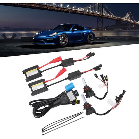 55-W-12-V-Xenon-Scheinwerfer-Set (HID) für Fahrzeuge mit Abblend- und Fernlicht sowie Klappscheinwerfern. Kompatibel mit 12-V-8000-K-Autoscheinwerfern mit 9004-Stecker. (1/5)