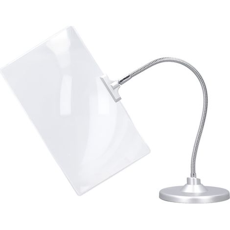 Loupe de bureau avec éclairage 4X Améliore la netteté de l'image Lampe loupe de lecture haute définition pour personnes âgées (1/5)