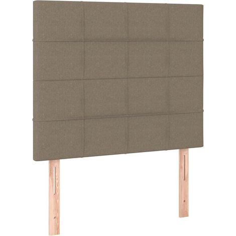 Maison Exclusive - Kopfteil Taupe 90x5x118/128 cm Stoff (1/5)
