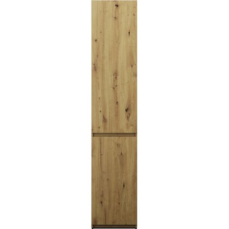 burgbad Lin20 armario alto de suelo con 2 puertas, 2 estantes en