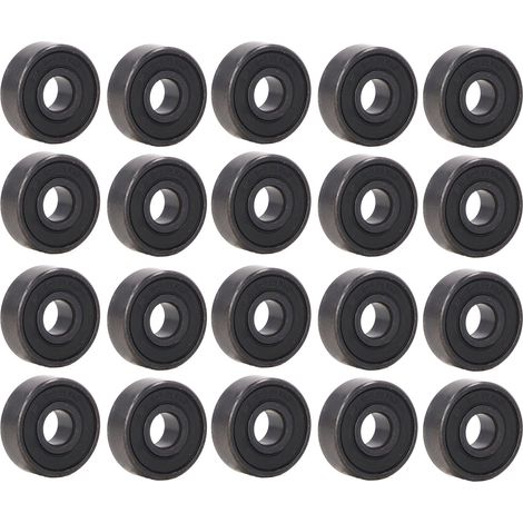 20 roulements à billes miniatures S606RS étanches pour planche à roulettes, paquet de 20 (1/5)