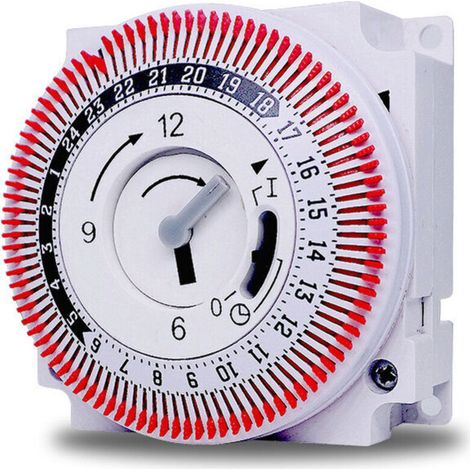 [NEVER USED] 250V Mechanical Timer with 15-Minute and 24-Hour Reminder, Kitchen Countdown Timer, Energy Controller, and Industrial Timer Switch