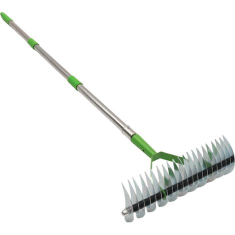 Thatch Rakes gazon Thatch Rakes Weeder Rakes Multipurpose gazon Grooming Rakes pour nettoyage Dead Grass avec poignée (1/5)