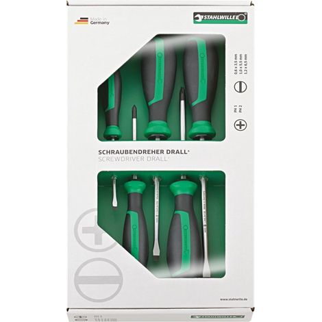 Stahlwille 4687 Set de 5 destornilladores ergonómicos multicolores (1/4)
