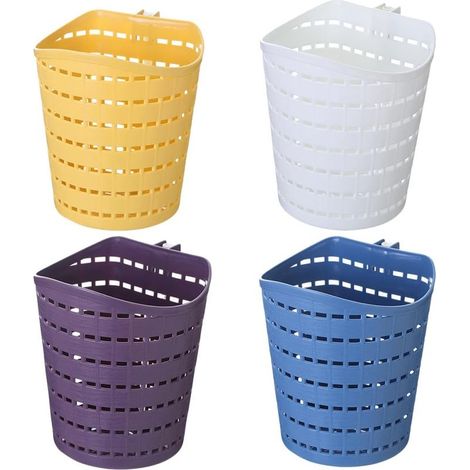 Aufbewahrungskörbe aus Polypropylen mit Haken, drehbar und platzsparend, ideal für die (1/5)