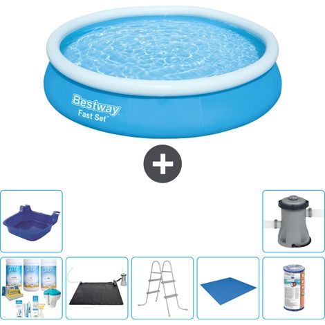 Bestway Piscina Bestway Fast Set Rotonda - 366x76 cm - 7-pezzi  S22001 (1/5)