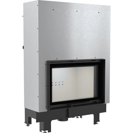 Wasserführender Kamineinsatz KRATKI MBO 15 kW Ø 200 mit Schiebetür (1/5)