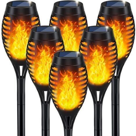 Autres ampoules Exterieur, 6Pack Torche Solaire Exterieur Jardin , pour Decoration Jardin Exterieur Eclairage