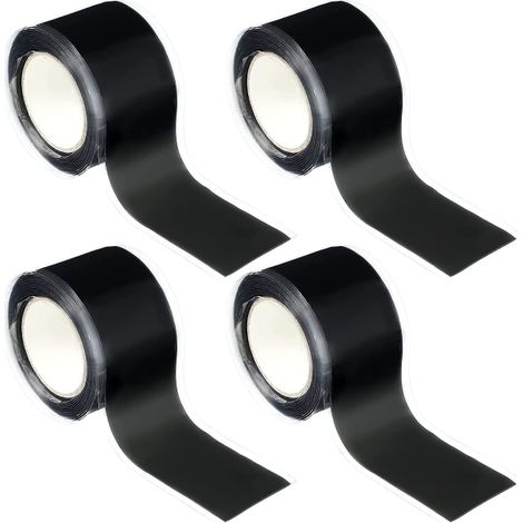 Rouleau de ruban adhésif antidérapant pour guidon, ruban en silicone auto-adhésif, bande de caoutchouc silicone pour barres de traction, 2,5 cm x 1,5 m (1/5)