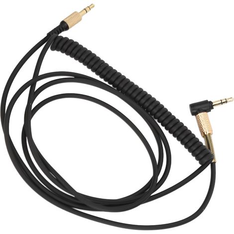 Câble spiralé de remplacement 3,5 mm vers 3,5 mm, rallonge de câble mâle 3,5 mm vers mâle 3,5 mm pour Monitor 2 II Mid ANC Major 3 III IV 4 (1/5)