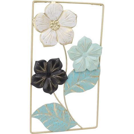 Nordic Iron Wall Decor, Modern Metal Wall Pendant with Abstract Design, for Living Room and Bedroom (1/5)