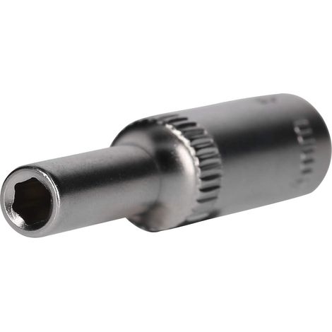 Bussola esagonale 1/4", versione lunga, 4 mm (1/5)