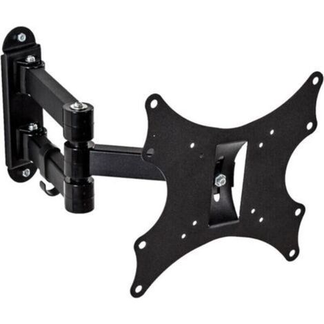 Support mural TV 17- 37 orientable et inclinable - support TV mural, support TV avec bras articulée, support TV mural orientable et inclinable pour écran-INHHUB (1/5)
