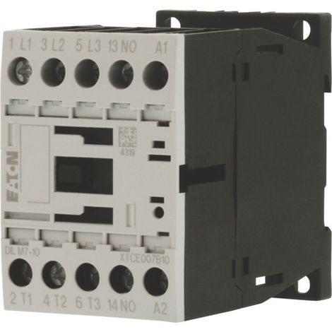 Eaton Leistungsschütz, 3-polig, 380 V 400 V 3 kW, 1 S, 24 V 50 Hz, Wechselstrombetätigung, Schraubklemmen 276537 (1/4)
