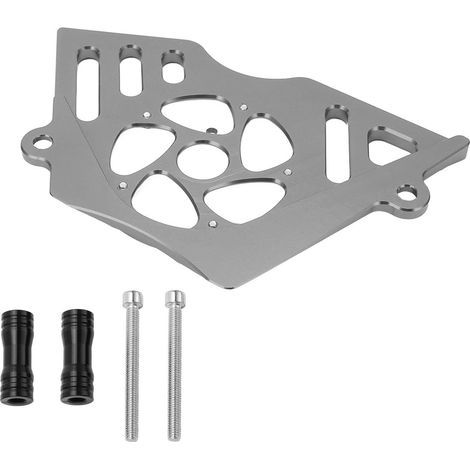 Protège-carter de chaîne avant en alliage d'aluminium oxydé pour moto, pièce de rechange compatible XL250 2011-2014, teinte titane (1/5)