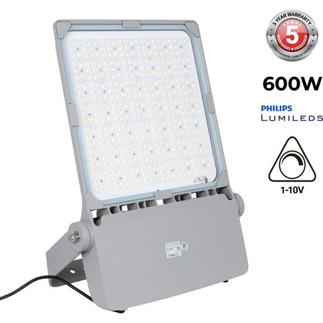 Proyector LED Asimétrico Exterior 600W - Regulable 1-10V -