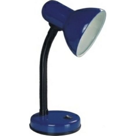 Flexo de Escritorio Azul E27 25w
