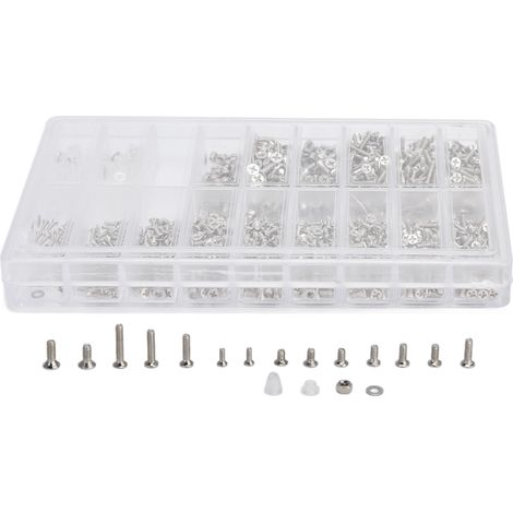 Kit de Réparation Lunettes Complet 1000 Pièces - Outils, Vis et Accessoires pour Montures de Lunettes (1/5)