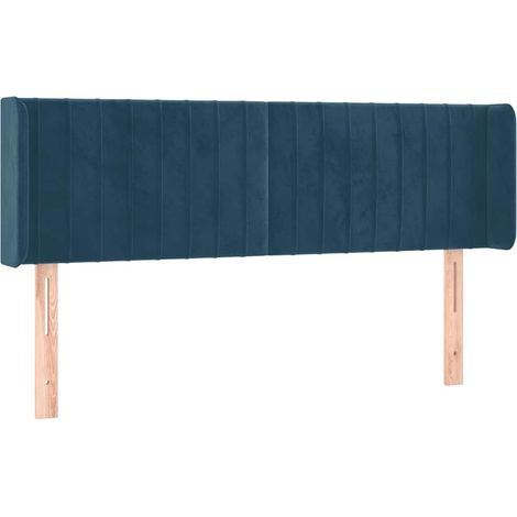 Maison Exclusive - Cabecero de terciopelo azul oscuro 147x16x78/8 (1/5)