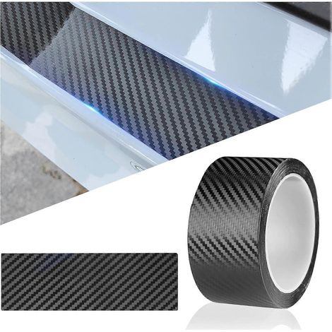 Protector de umbral de puerta de coche contra arañazos - Película de vinilo autoadhesiva removible de 2 pulgadas x 16.4 pies - Protector de borde de puerta - Impermeable y anticolisión para la mayoría (1/5)
