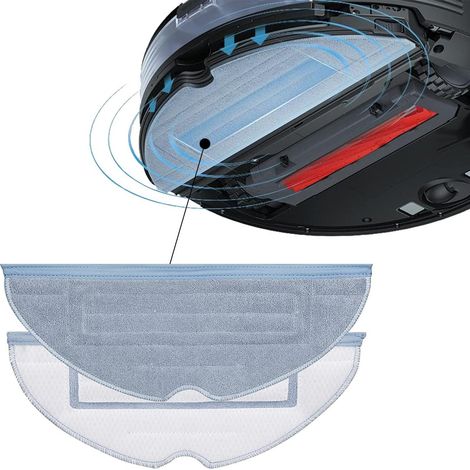 Spazzole e accessori per aspirapolvere Roborock S7/S8/T7s, 3 panni per la pulizia (1/4)