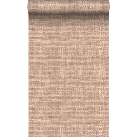 papier peint lin terracotta claire - Origin Wallcoverings (1/5)