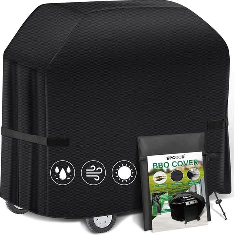 Grillabdeckung 147cm wetterfest 420D Oxford wasserdicht winddicht für Gasgrill (1/5)