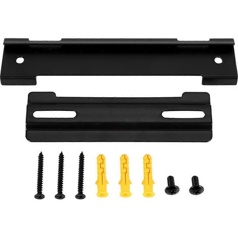 Kit de fixation murale -120 pour barre de son Solo 5, compatible Cinemate120, avec vis et chevilles, noir (1/4)