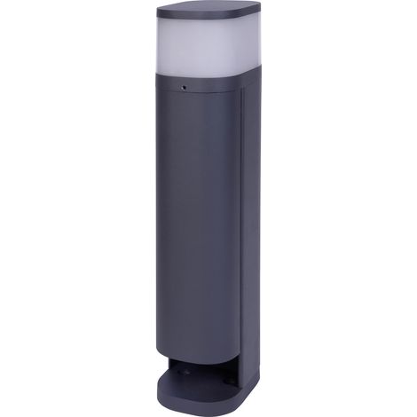 BOLD 19646 Gartensteckdosensäule   Anthrazit mit Licht (1/3)