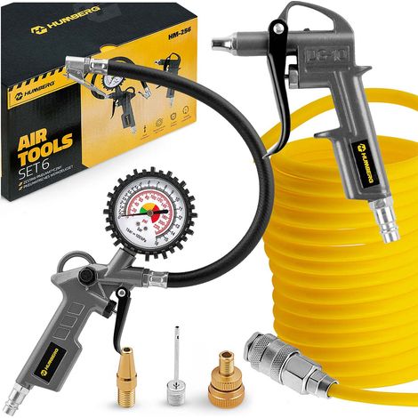 Kit d'outils pour compresseur d'air, ensemble de 6 pièces pour une utilisation polyvalente (1/5)