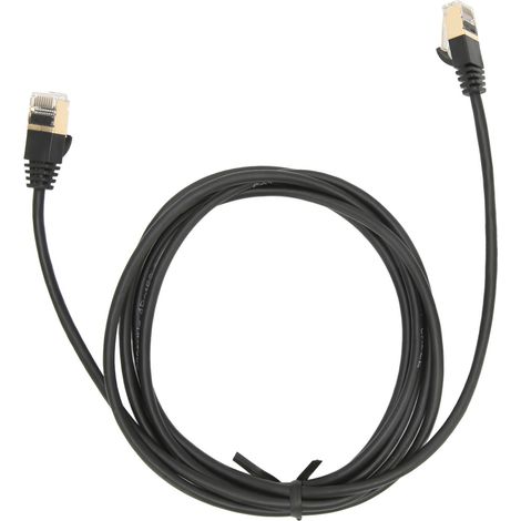 Câble Ethernet Cat8 résistant aux intempéries, haute vitesse, 26 AWG, pour routeur et modem gaming, 15 cm (6 pouces).