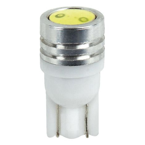 12V Mega-Led 2 - 2 super chips - (T10) - W2,1x9,5d - 2 pz - Scatola - Bianco - Doppia polarità (1/4)